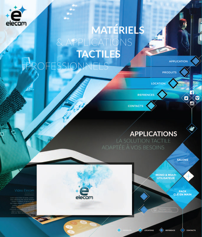 Site internet Elecom