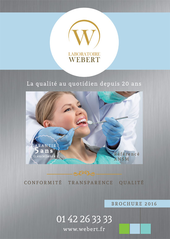 Brochure pour un laboratoire dentaire