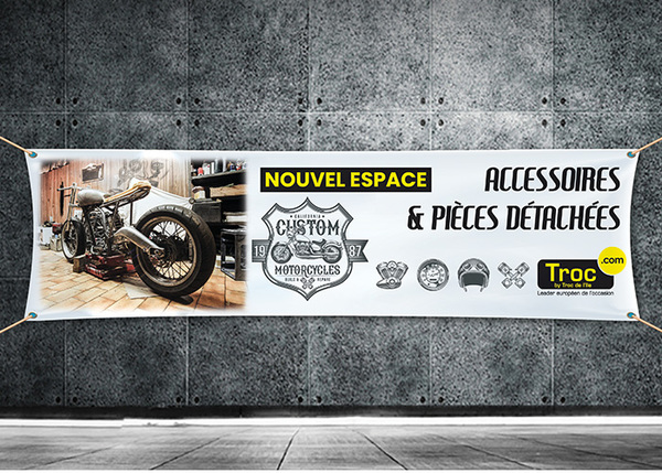 Bâche publicitaire