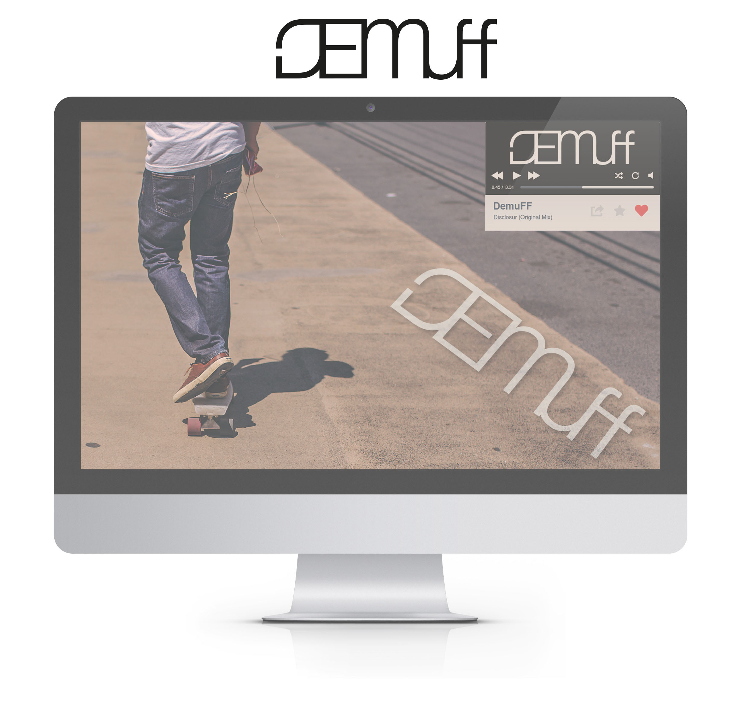 Logo "demuff" 