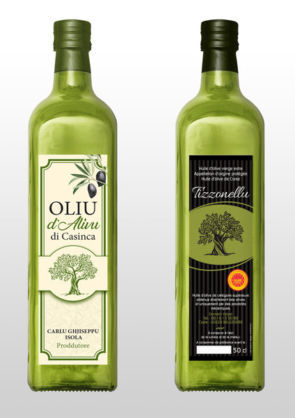 Etiquettes d'Huile d'Olive