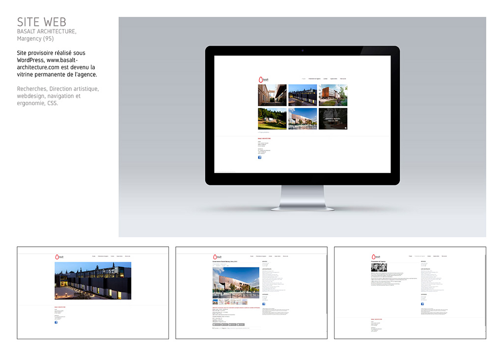 Site web - Basalt architecture