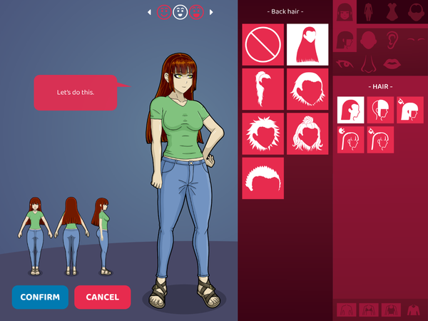 Interface de customisation