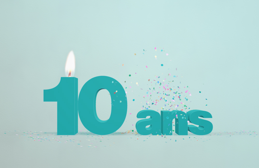 CA NMP - Logo 10 ANS