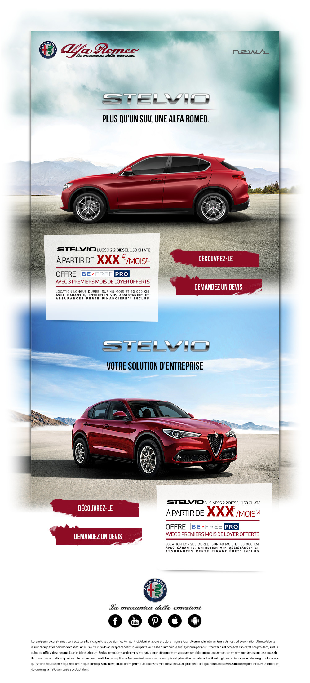 Newsletter Alfa Romeo