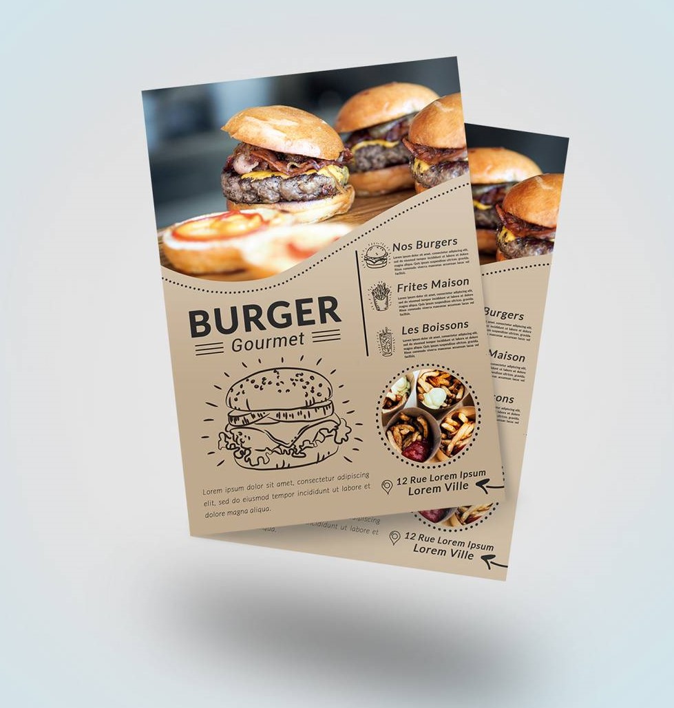 Flyer Burger