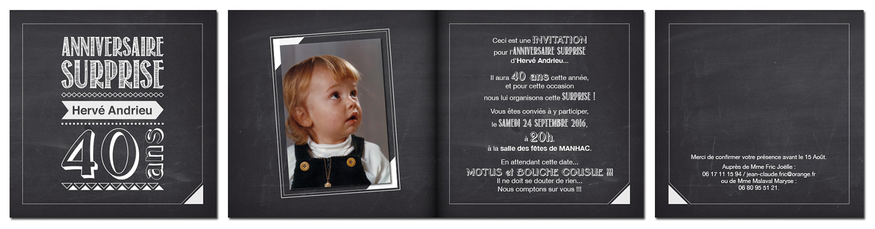 Carte d'Anniversaire Suprise