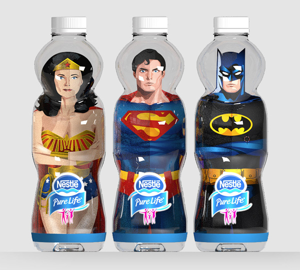 Nestl mini bottle super heros