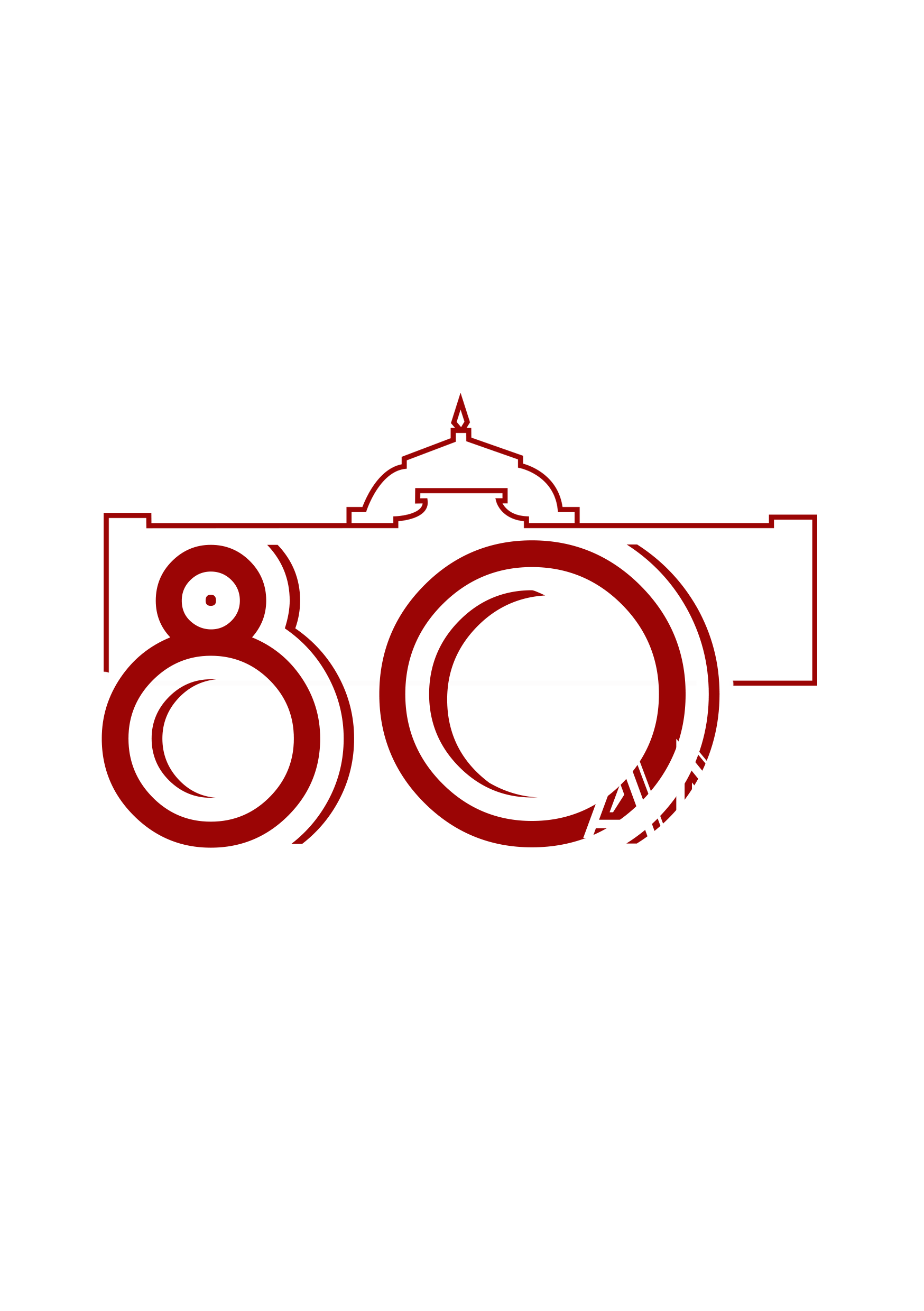 Logo vnementiel (80 ans du palais de la dcouverte)