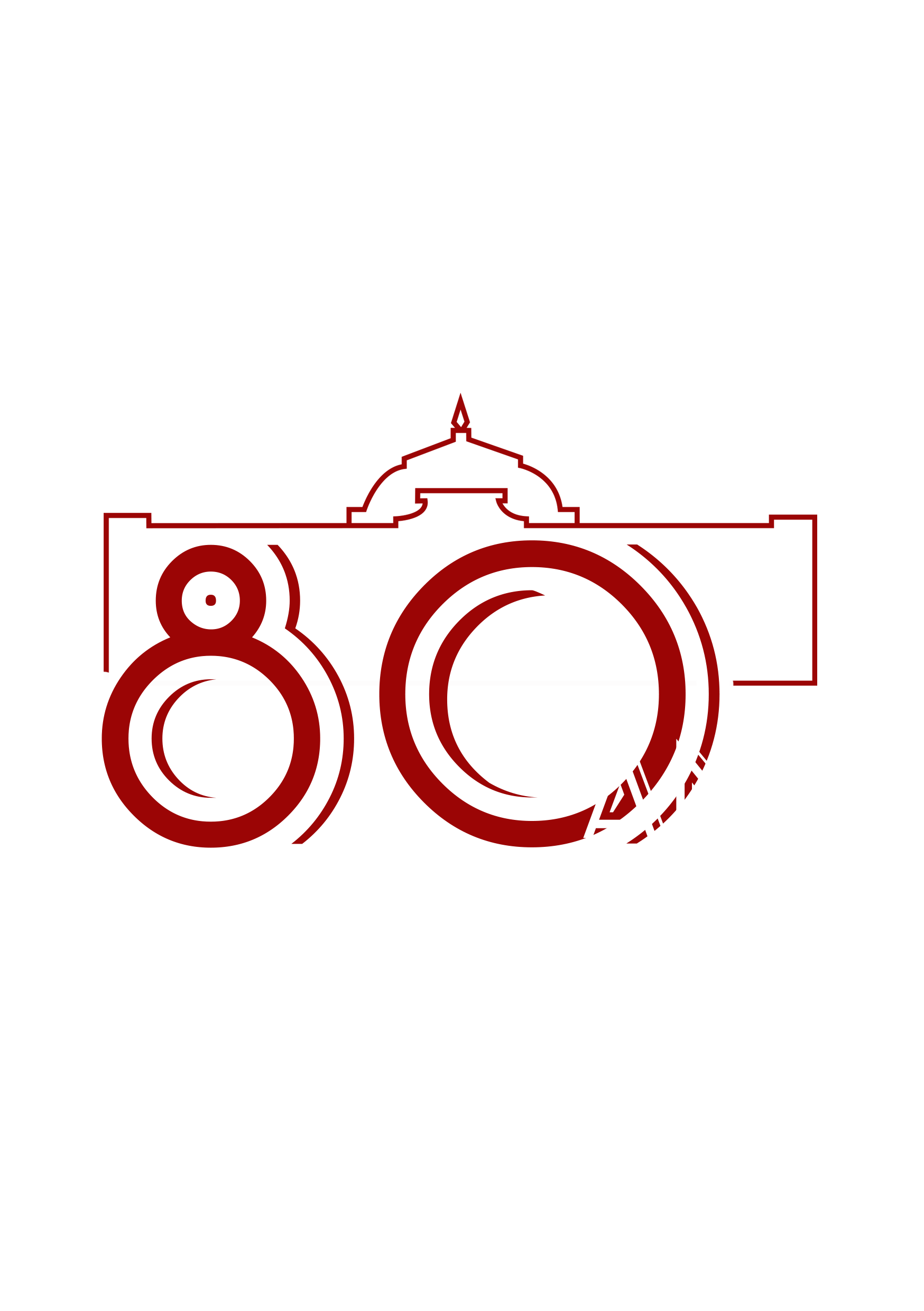 Logo événementiel (80 ans du palais de la découverte)