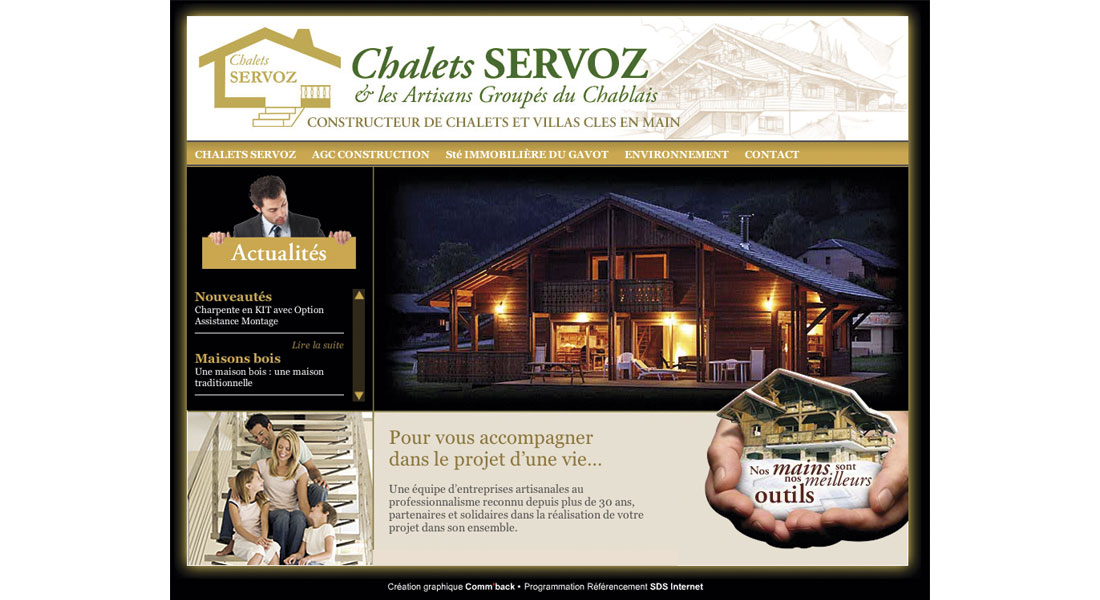 Site Chalets Servoz