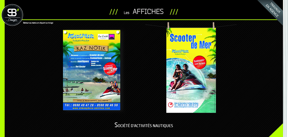 Cration d'affiches