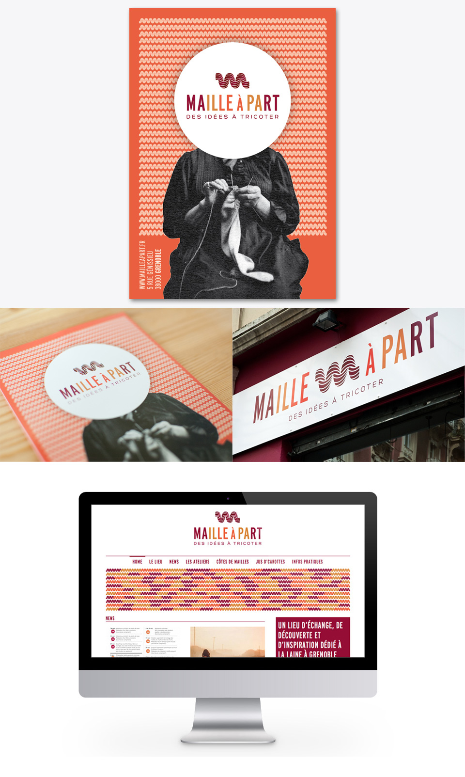 Maille à part — Identité et site web