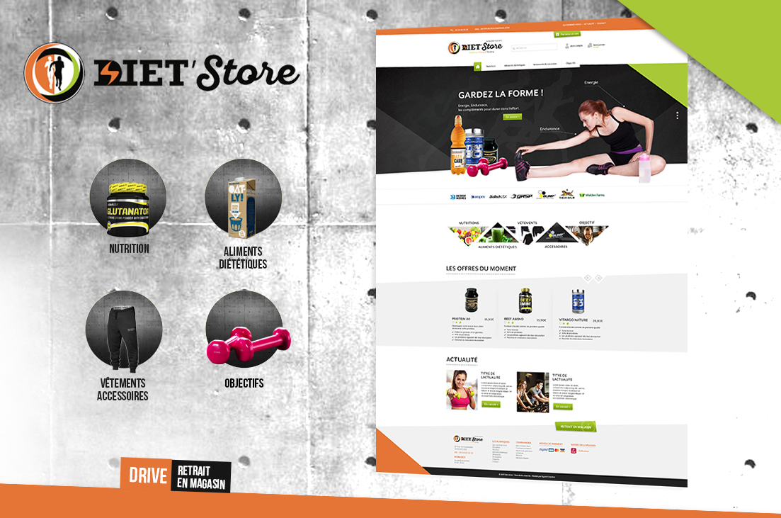 Diet Store - Site Ecommerce