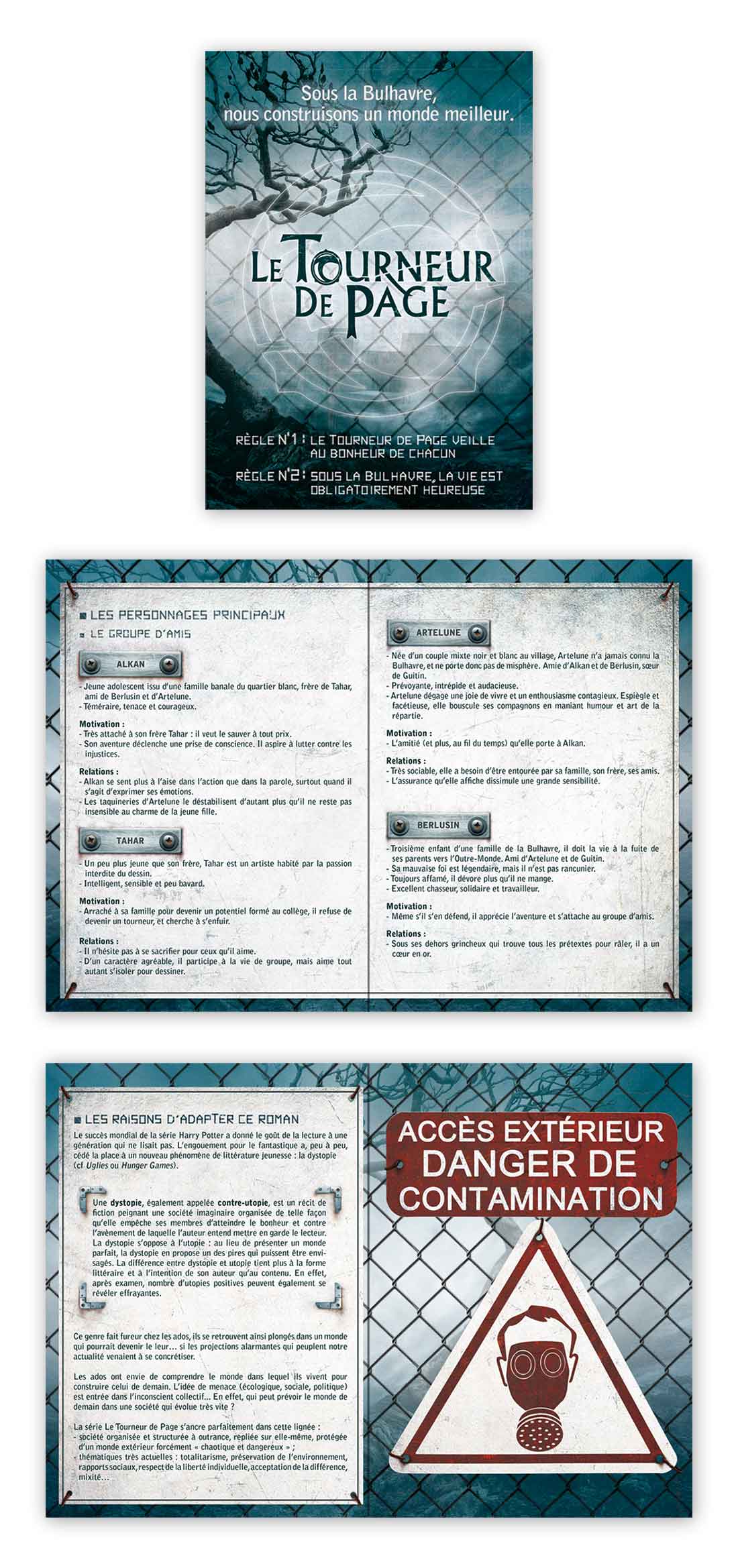 Livret pour présentation de la trilogie "Le Tourneur de Page"