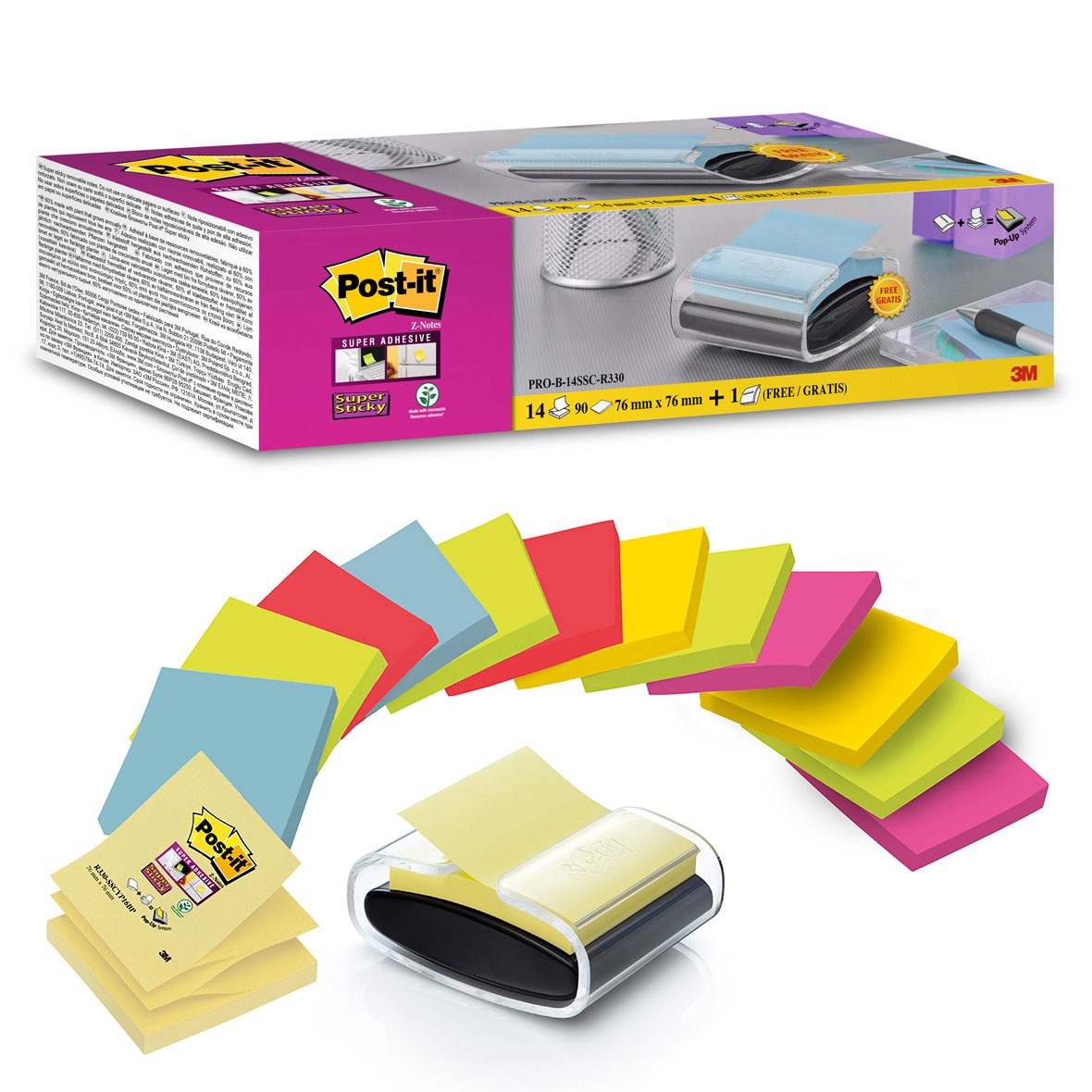 Packaging dvidoir Post-it