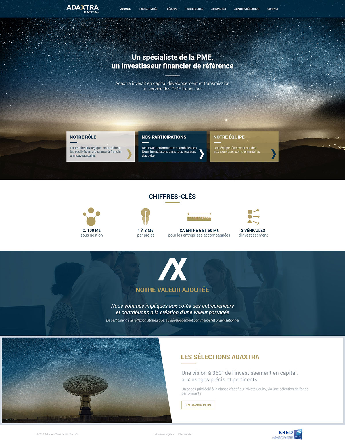 Conception du site