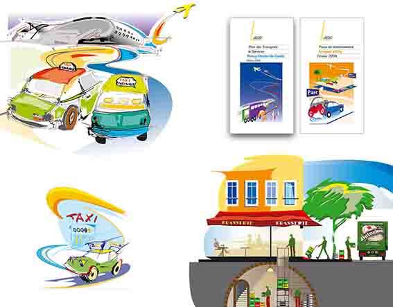 brochure & illustration