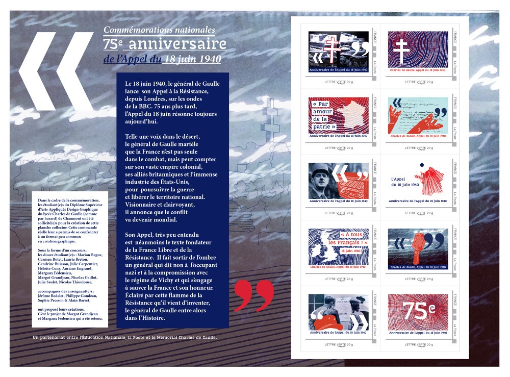 Création de Timbres pour La Poste