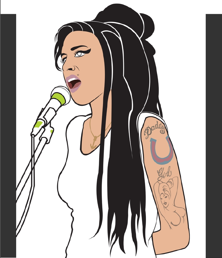 Illustration Amy Winehouse