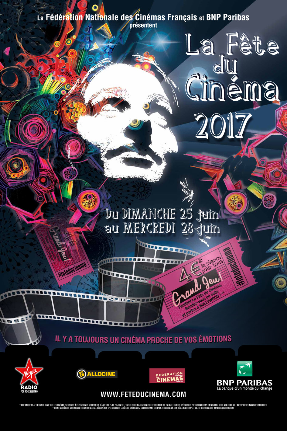 Affiche Fête du Cinéma 2017