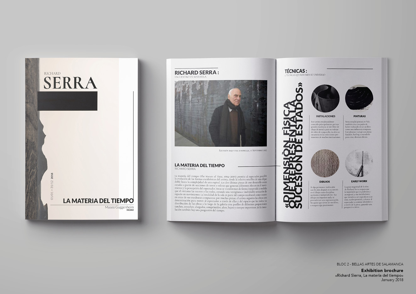 dition exposition : "Serra : La materia del Tiempo"