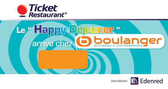Créations couv et encart pub Ticket Restaurant