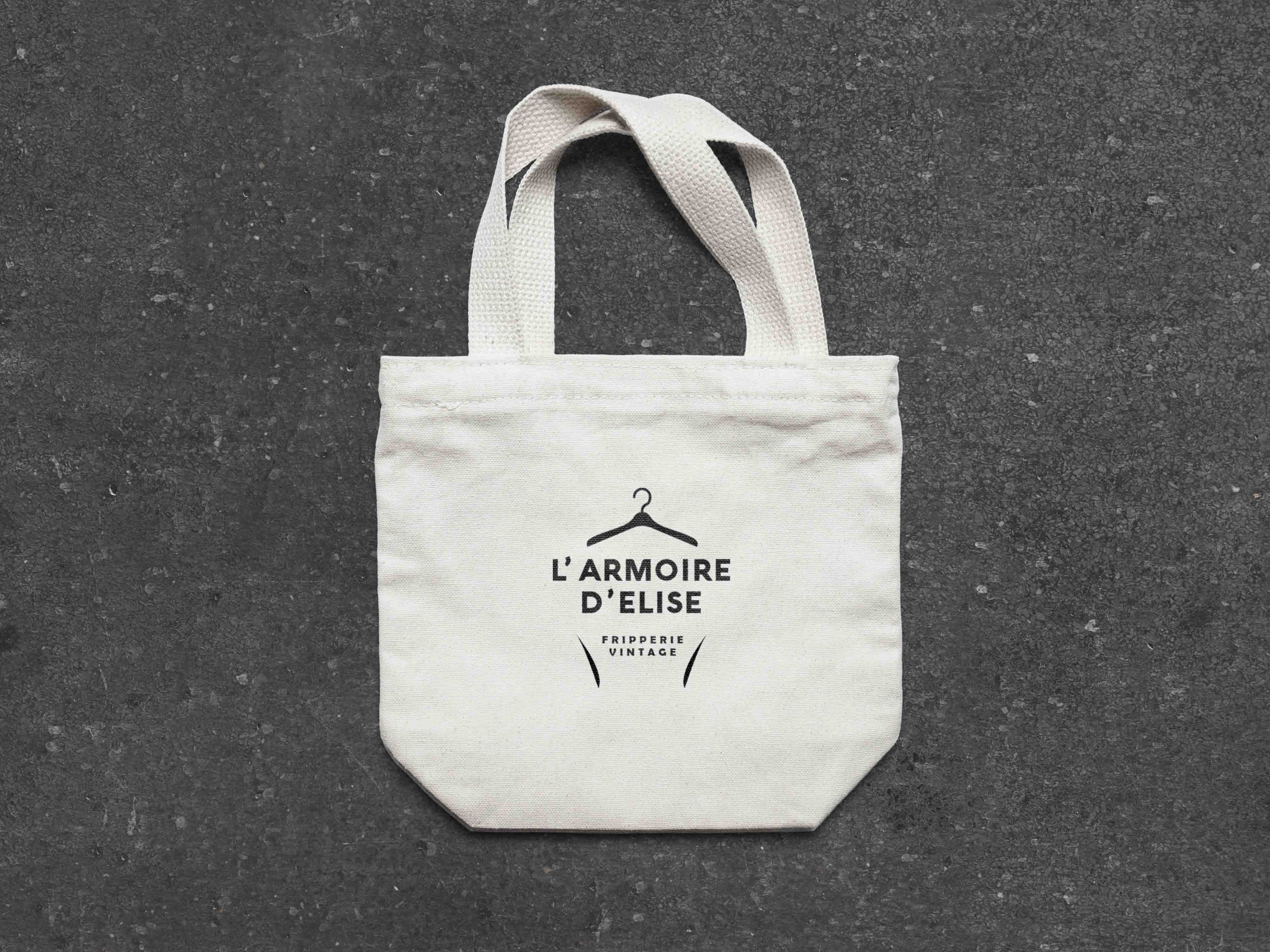 Tote-bag Fripperie "L'armoire d'Elise"