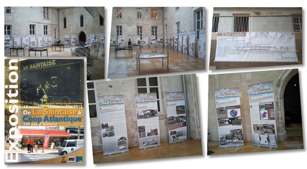 Exposition "De La Saintaise à Coop Atlantique, 100 ans d'histoires"
