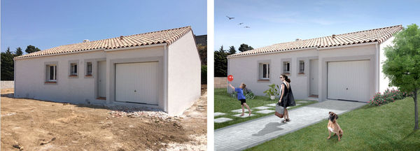 Photomontage immobilier
