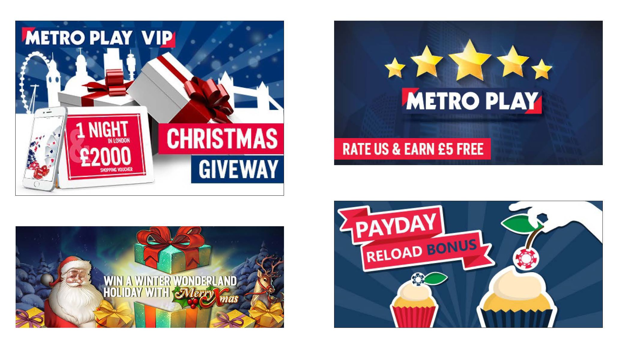 Bannières internet / METROPLAY / web design
