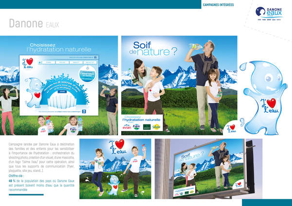 Campagne intégrée - Danone Eaux