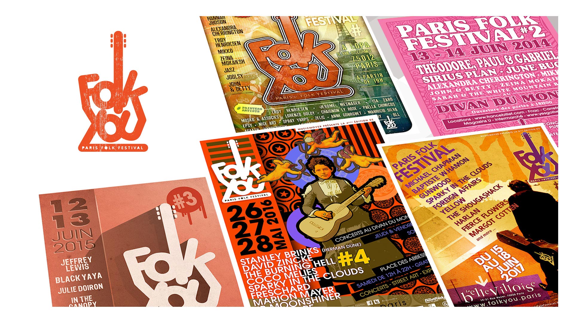 Logo - Print - Web - Paris Folk Festival - Folk you