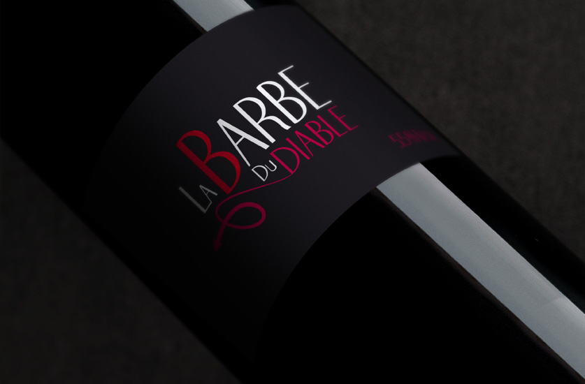 Création étiquette de vin