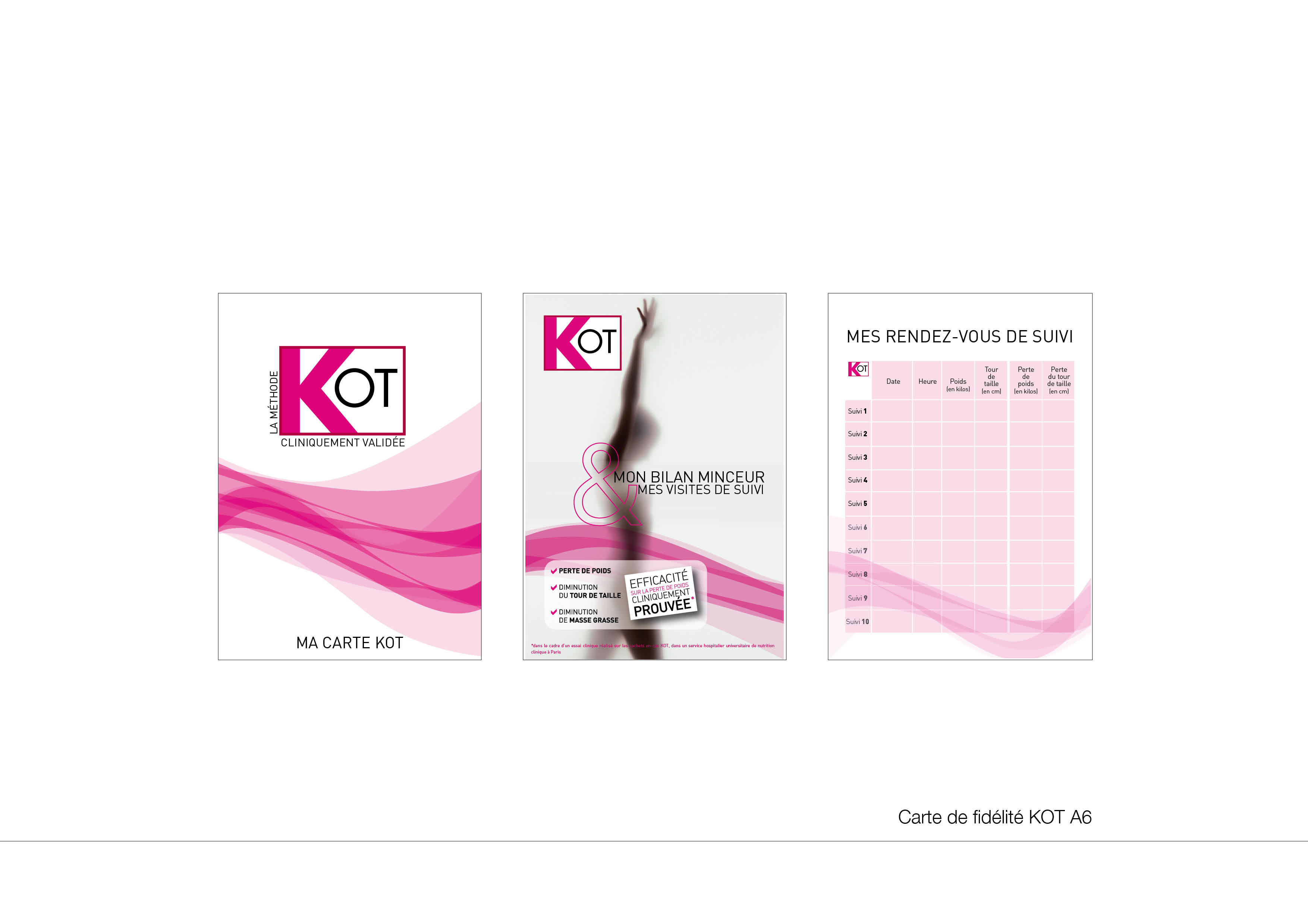 Carte de fidlit pour la marque KOT