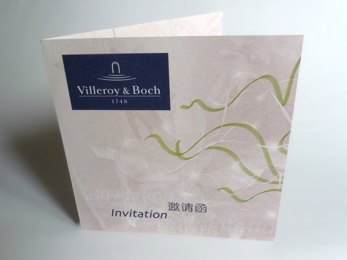Villeroy & Bosh / invitation (face)