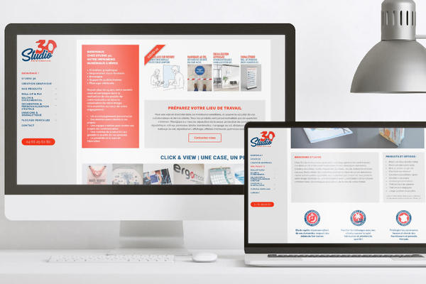Site internet Wordpress imprimerie Studio 30