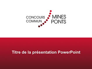 Implica | Modle PowerPoint - Concours commun Mines-Ponts