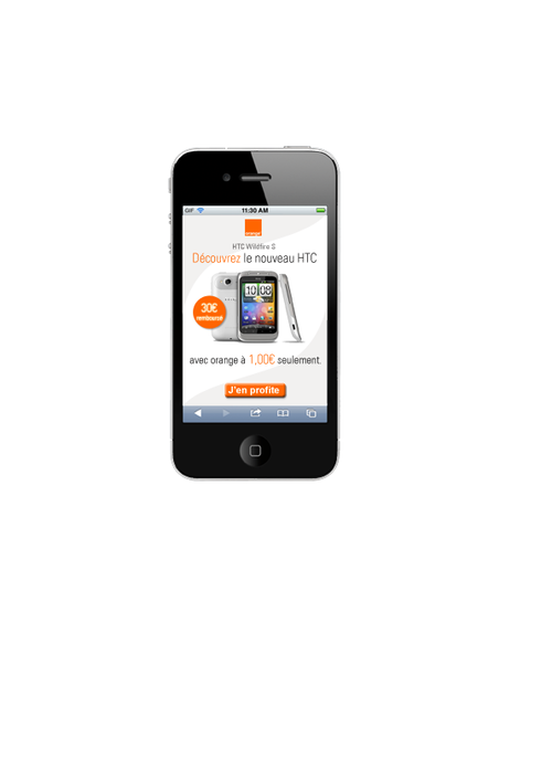 Publicité Interstitiel Orange