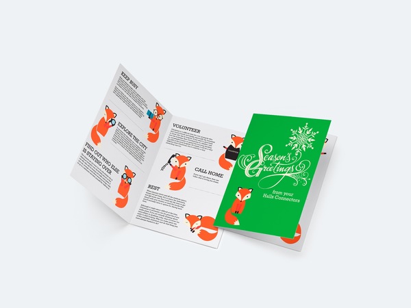 Carte de voeux noël - Kingston University