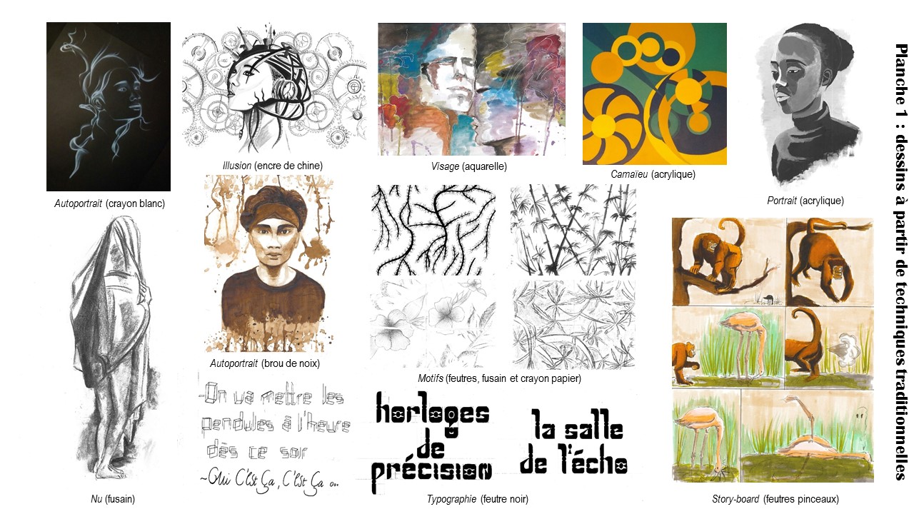 Travaux réalisés à partir de techniques traditionnelles