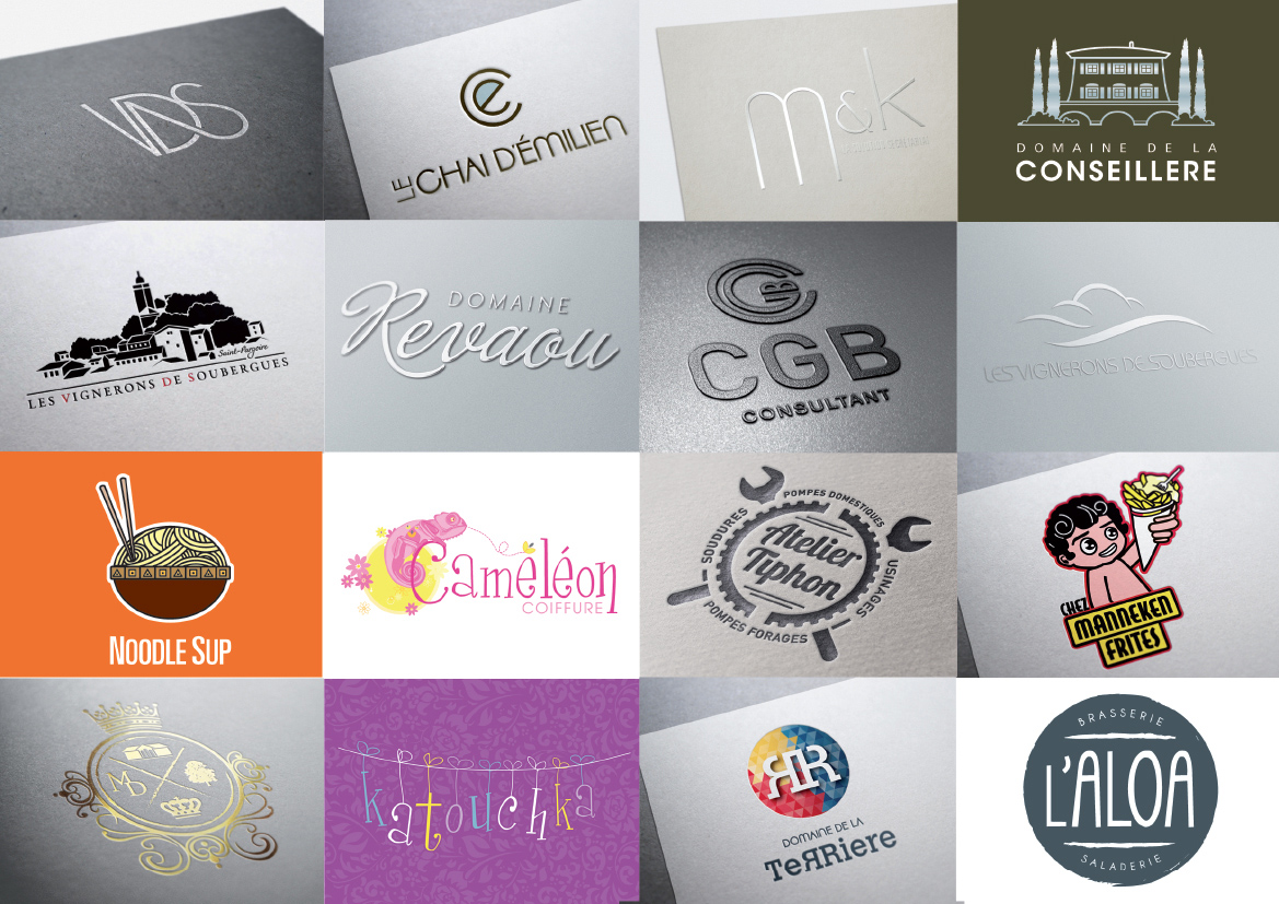 Création logos et identités visuelles