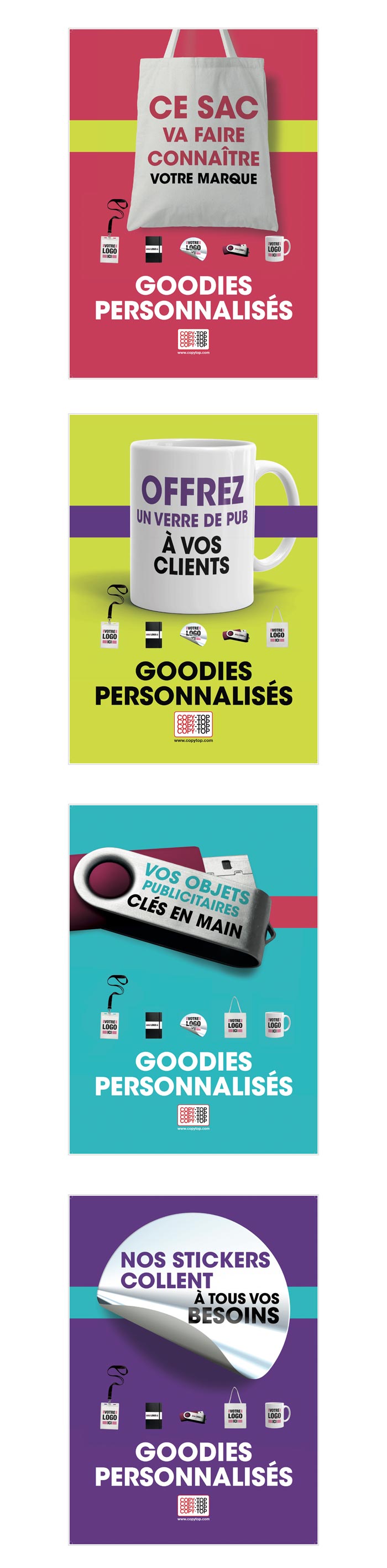 Affiches pour fans univers de l'impression graphique