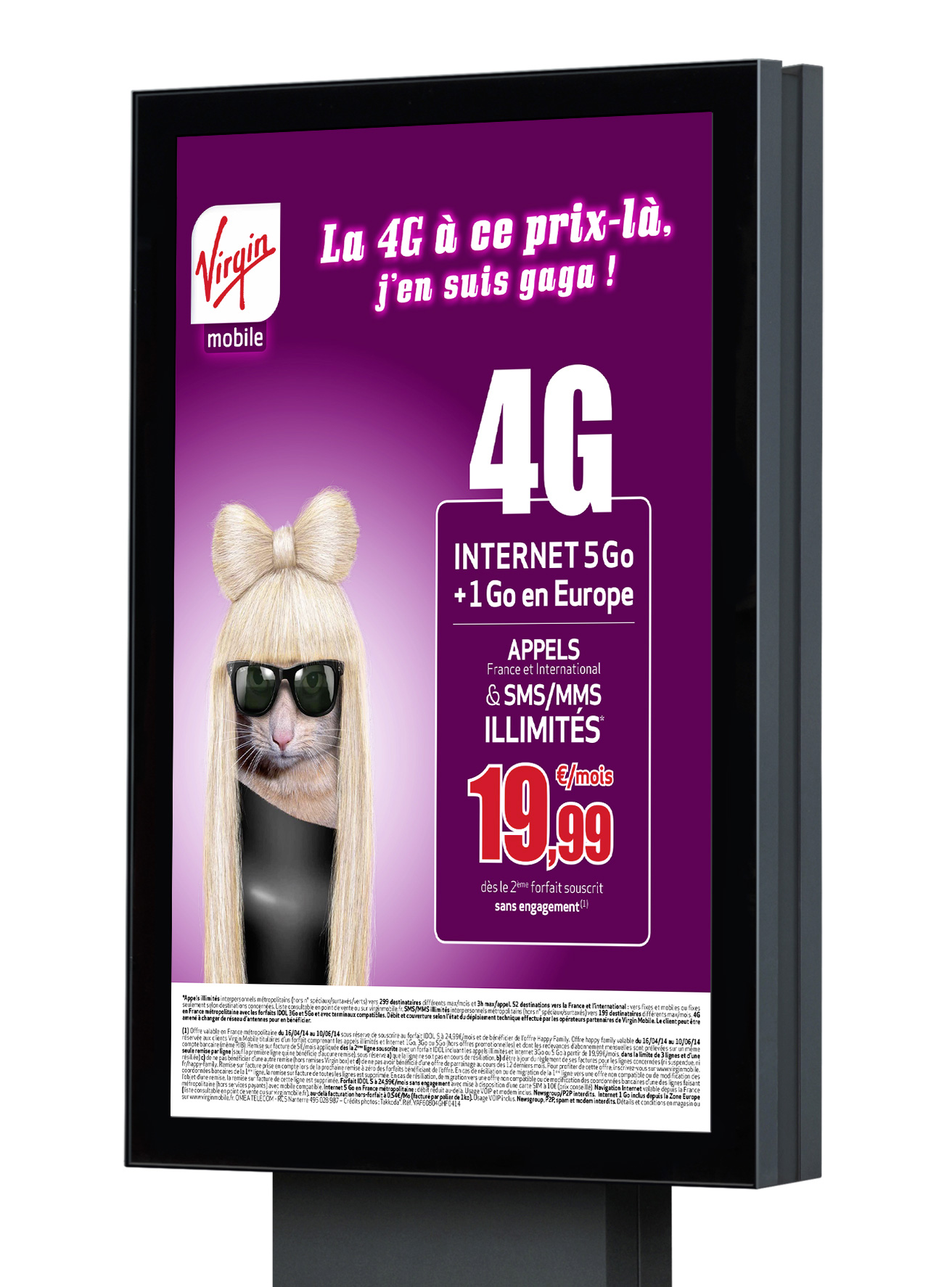 AFFICHE VIRGIN MOBILE