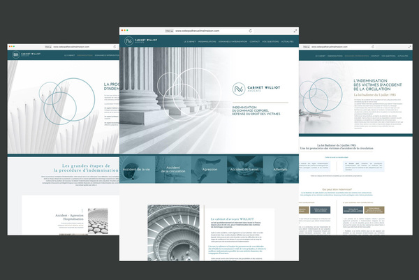 identité visuelle cabinet d'avocats Williot