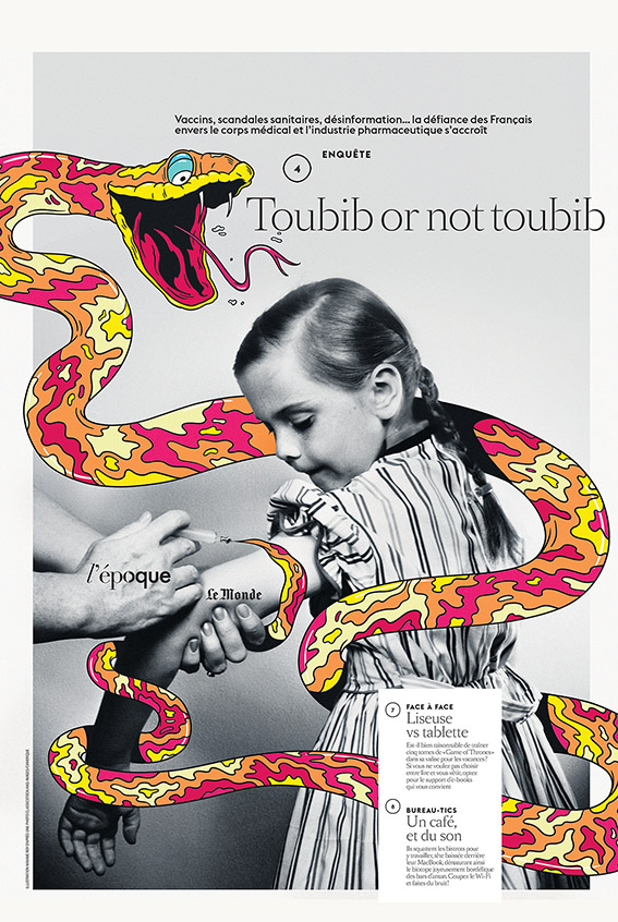Une de l'époque / Le Monde