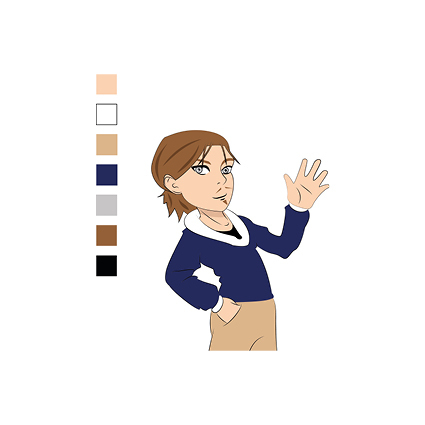 Dessin dans un style Chibi