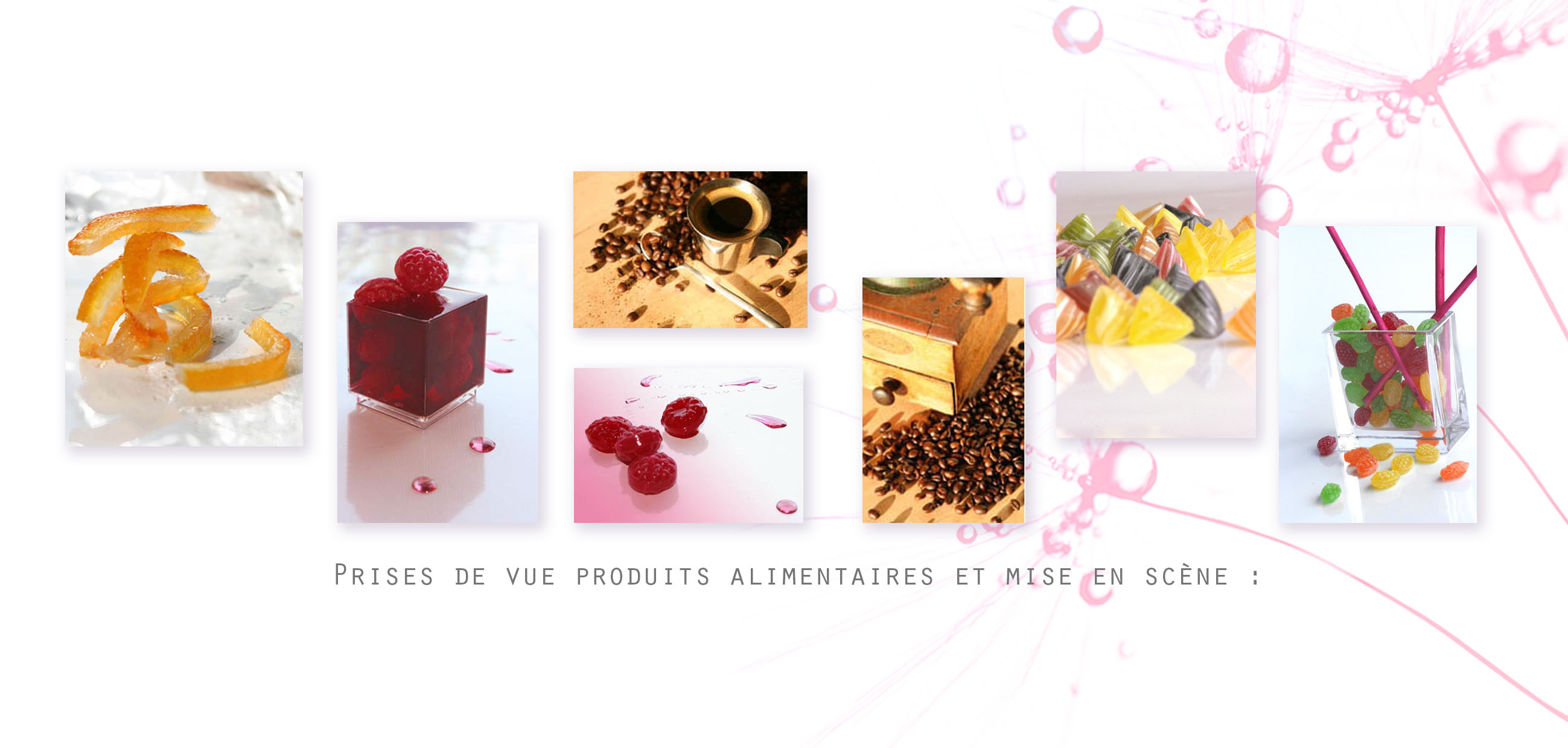 Prises de vue et retouche photos produits alimentaires ou actifs/ mise en scène