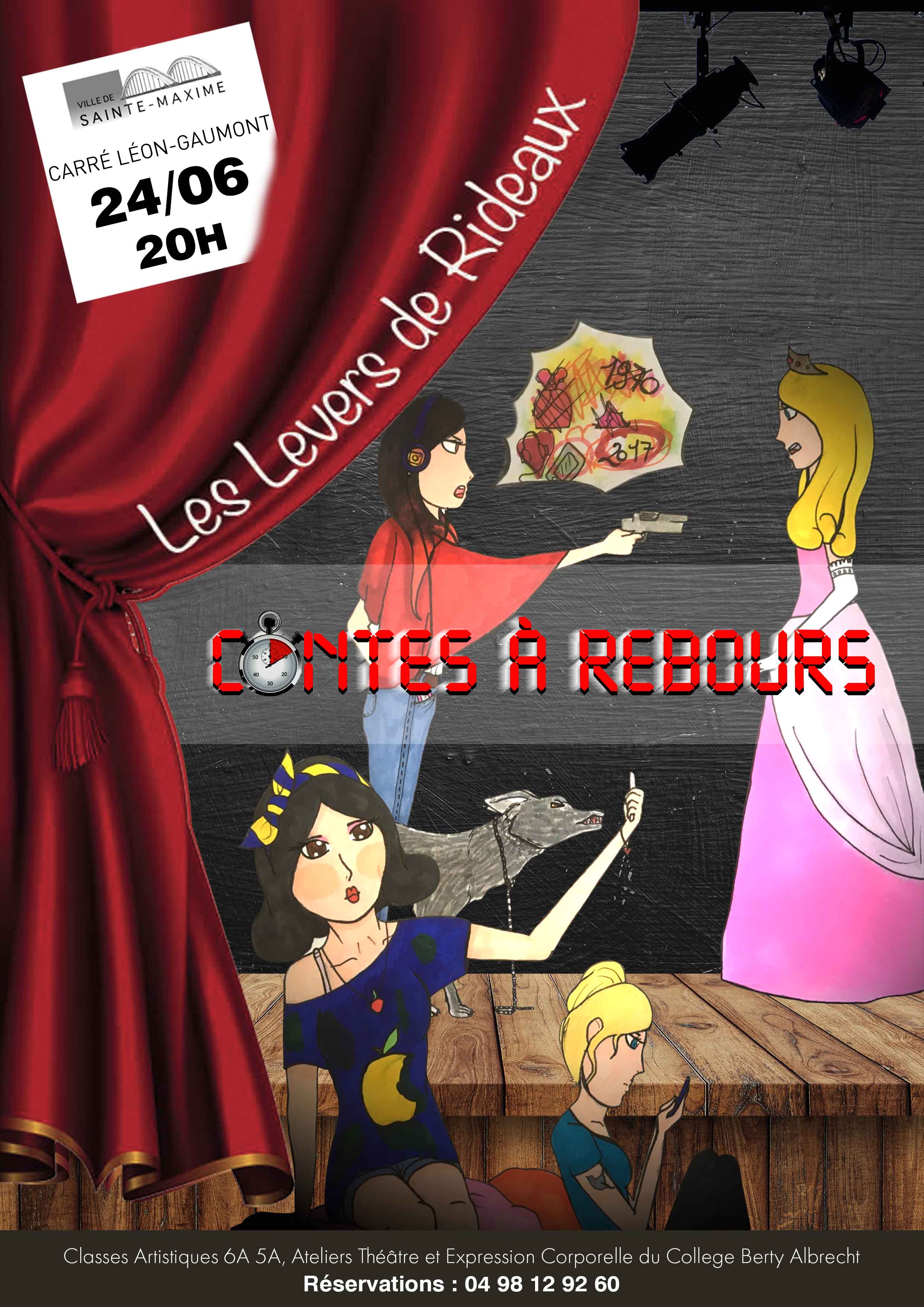 Affiche Spectacle pour le Collége B.Albrecht