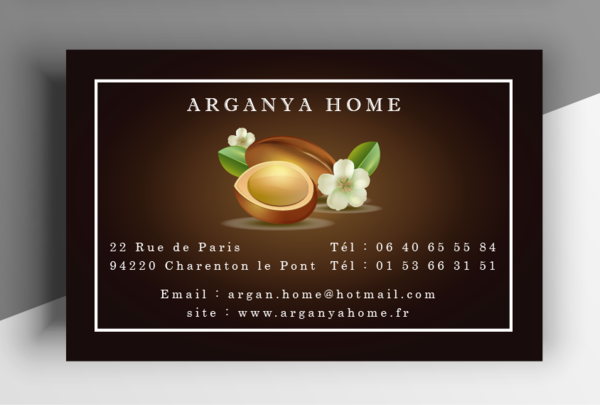 CARTE DE VISITE ARGANYA 2